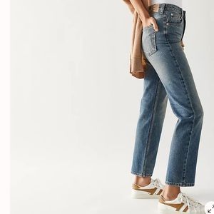 Free People We The Free The Pacifica High Rise Straight Leg Jeans
